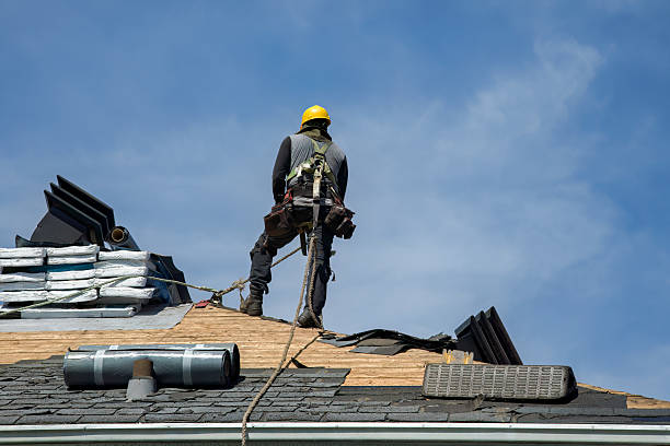 Professional Gutter Installation technician working in Glen Mills, PA